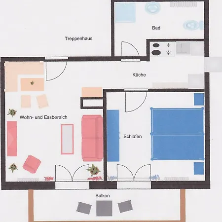 公寓 Ferienwohnung Hoernle *